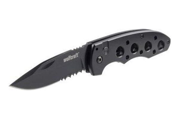 Wolfcraft Serrated Folding Knife